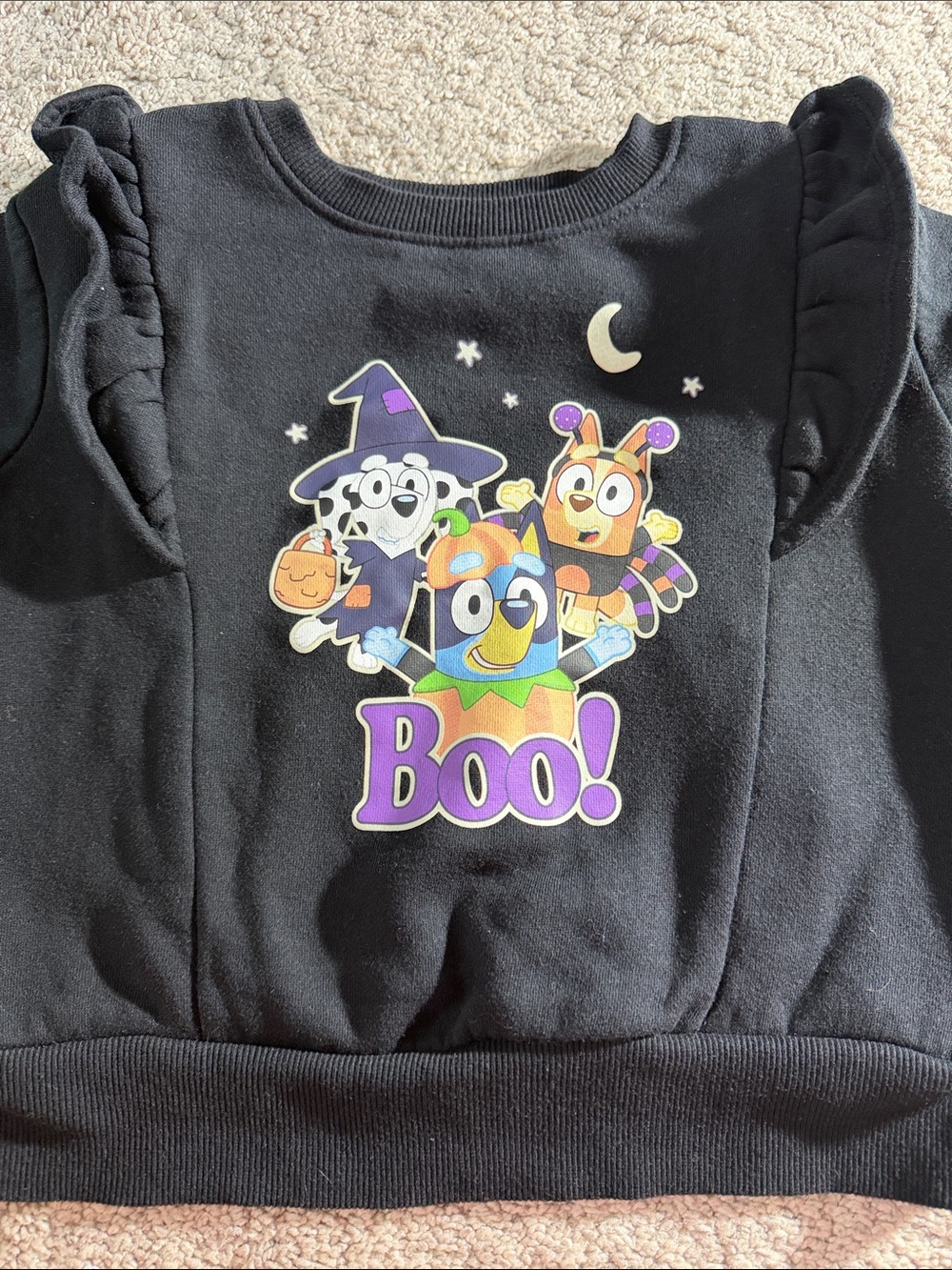 Bluey Ruffle Halloween Sweatshirt